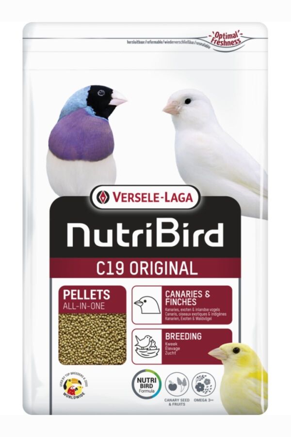 Versele Laga Nutribird C19 Orijinal Kanarya Finch Pelet 3kg