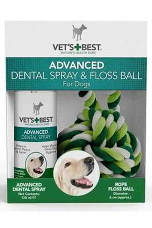 VETS BEST - Vets Best Köpek Ağız Spreyi + Diş Temizleyici Top VETS BEST - Vets Best Köpek Ağız Spreyi + Diş Temizleyici Top