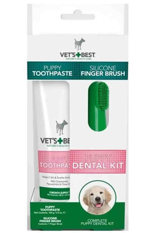 Vets Best Yavru Köpekler İçin Ağız Ve Diş Bakım Seti Vets Best Yavru Köpekler İçin Ağız Ve Diş Bakım Seti
