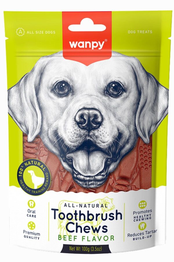 Wanpy Dental Diş Sağlığı İçin Köpek Ödülü 100gr Wanpy Dental Diş Sağlığı İçin Köpek Ödülü 100gr