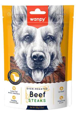 WANPY - Wanpy Izgara Dana Biftek Köpek Ödülü 100gr