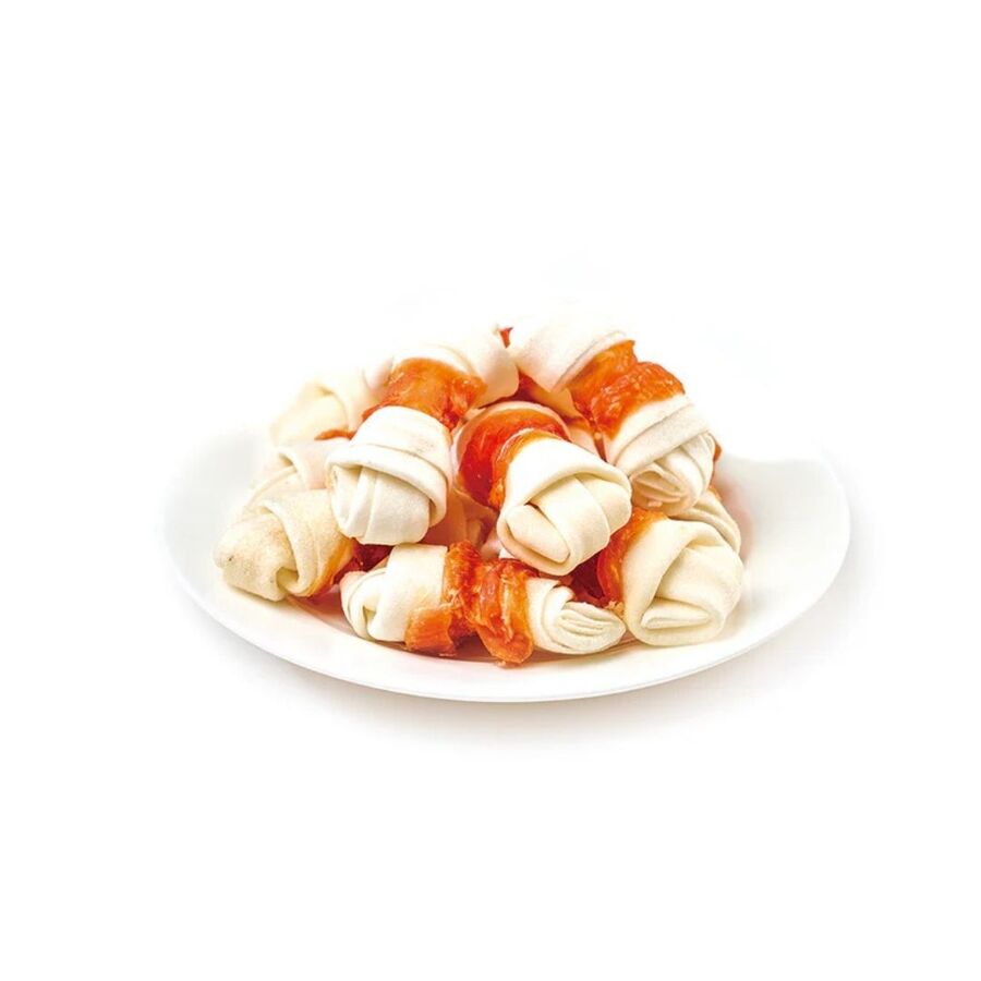 Wanpy Köpek Kemiği Biftek Sargılı Düğüm Deri Köpek Ödülü (7li) 85gr