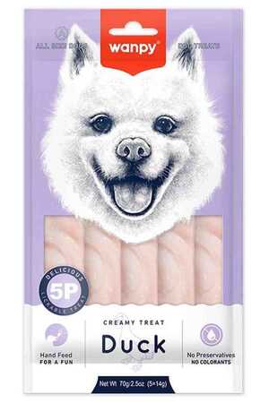 WANPY - Wanpy Ördekli Krema Köpek Ödülü 5x14gr WANPY - Wanpy Ördekli Krema Köpek Ödülü 5x14gr