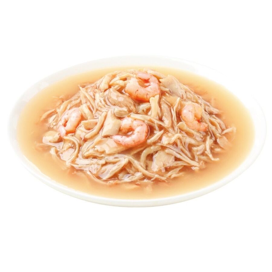 Wanpy Stew Sos İçinde Ton Balıklı ve Karidesli Yetişkin Kedi Konservesi 70 Gr