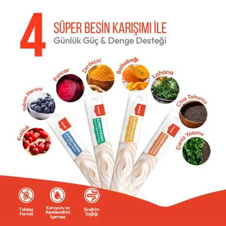 Wanpy Superfood Ton Balıklı Yaban Mersini ve Kızılcıklı Krema Kedi Ödülü 5×14gr - Thumbnail