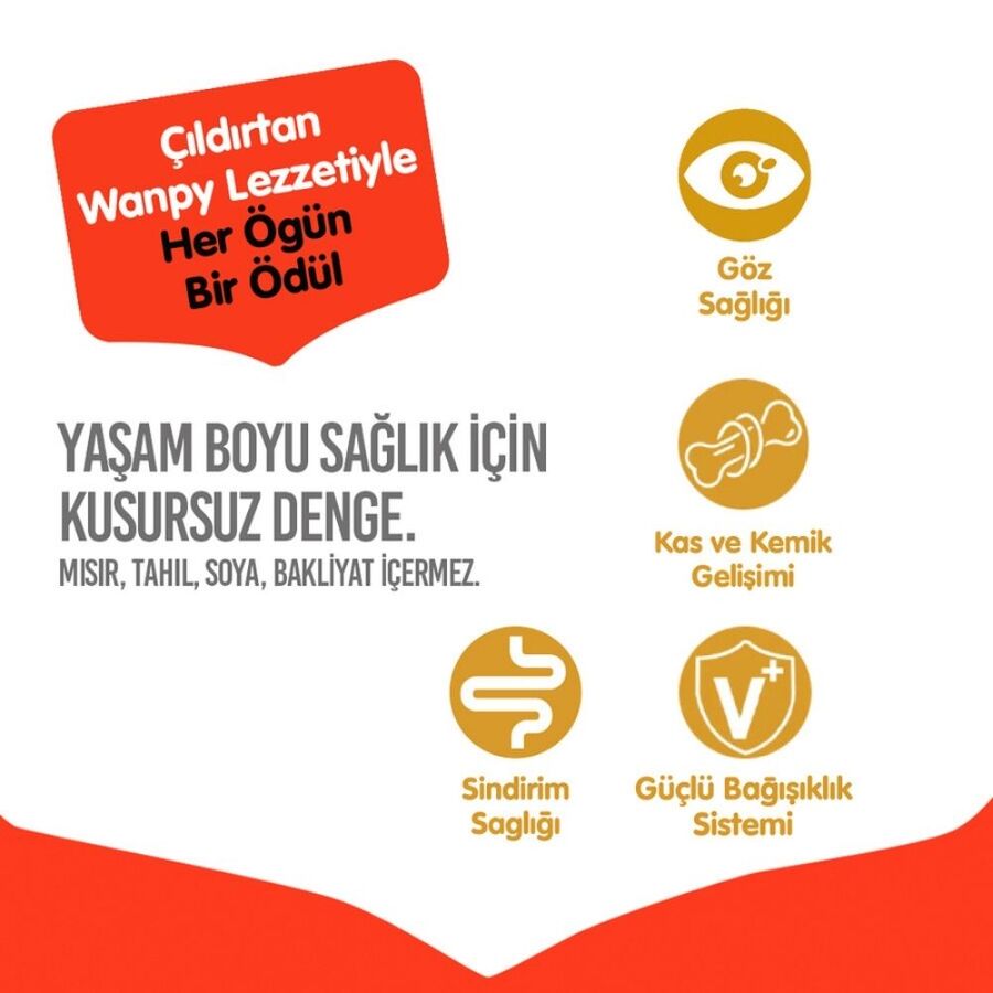Wanpy Tahılsız Tavuklu Yavru Kedi Maması 1,5 kg