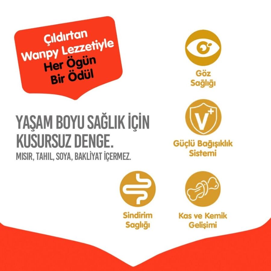 Wanpy Tahılsız Tavuklu Yetişkin Kedi Maması 1,5 kg