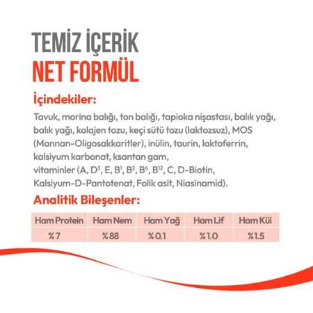 Wanpy Tavuklu ve Morinalı Yavru Kedi Krema Ödülü 5×14gr - Thumbnail