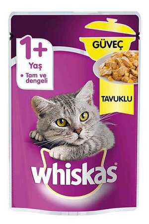 WHISKAS - Whiskas Pouch Güveç Tavuklu Yetişkin Kedi Konservesi 85gr
