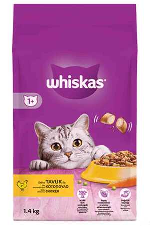 WHISKAS - Whiskas Tavuklu Yetişkin Kedi Maması 1,4kg