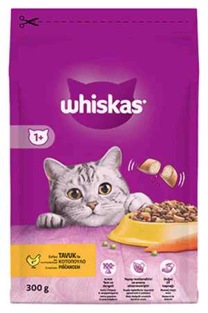 WHISKAS - Whiskas Tavuklu ve Sebzeli Yetişkin Kedi Maması 300gr