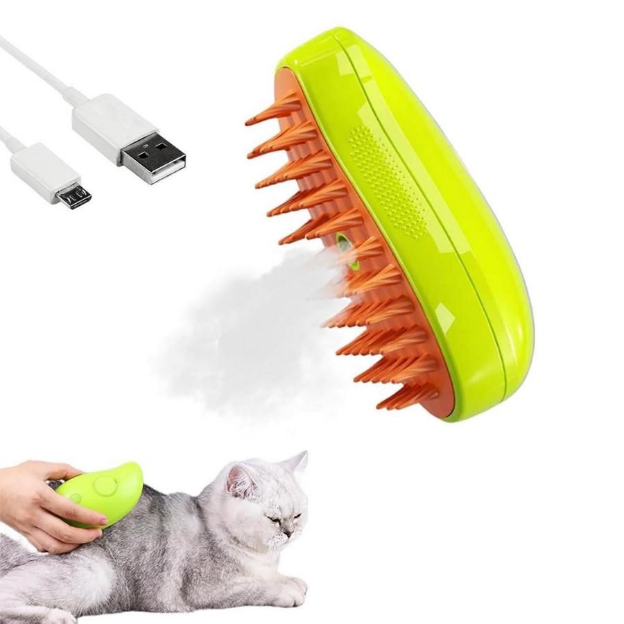 Zampa Minik Kedi Tasarımlı Buharlı Kedi Tarağı