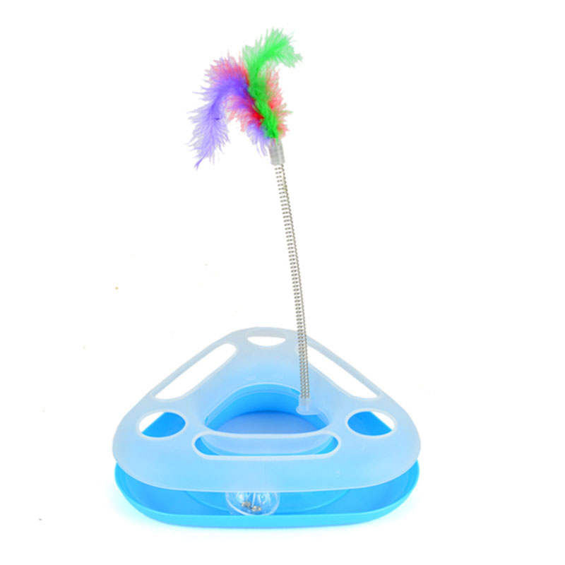 Flip Fareli Kedi Oyun Çemberi Üçgen 25x7cm Flip Fareli Kedi Oyun Çemberi Üçgen 25x7cm