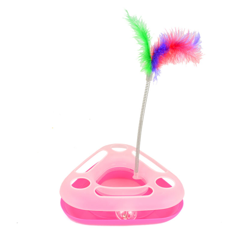 Flip Fareli Kedi Oyun Çemberi Üçgen 25x7cm Flip Fareli Kedi Oyun Çemberi Üçgen 25x7cm