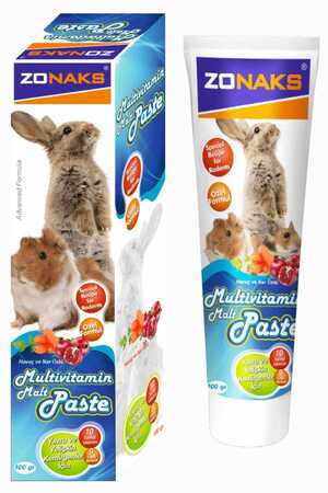 ZOnaks - Zonaks Kemirgenler İçin Multivitamin Macun 100gr