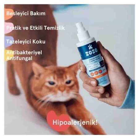 Zozo Hipoalerjenik Ve Kokusuz Günlük Bakım& Kuru Yıkama Spreyi 150ml - Thumbnail (3)